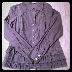 Vintage style button down blouse